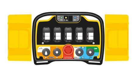 CONTROLE REMOTO POR RÁDIO - PROPORCIONAL - ZEUS2 M5 10017 Padrão