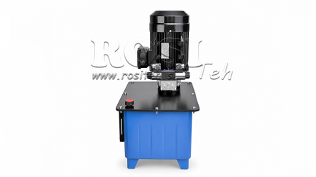 MINI AGGREGATO CILINDRICO 380V AC (4 kW) - 8 cc - 12 lit/min - cisterna 40 lit