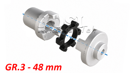 INTERFACCIA IN GOMMA ND44C (18-22KW) 48MM/GR.3