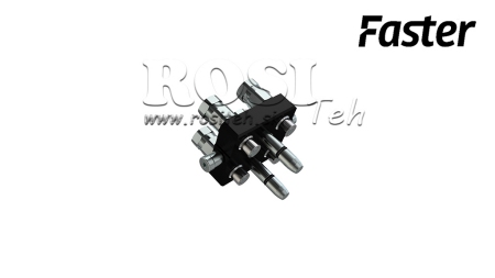 MULTI-FASTER SAVIENOJUMS 3-CEĻU BSP 1/4 MOBILĀ DAĻA (VIENA SVIRA)