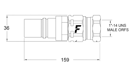 HANN HURTIGKOBLING FOR MULTI-FASTER 9/16 3PLK 3PLV B MOBIL DEL