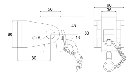 PAŠIZGĀŽAMĀ KORPUSA TURĒTĀJS 50x60 - DAKŠAS TIPS - ECO