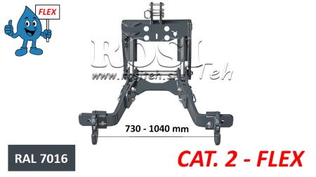 PRIEKŠĒJĀ UZKARE TRAKTORAM FLEX CAT. 2 1500KG