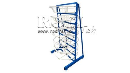 SUPORTE PARA DESENROLAR MANGUEIRAS HIDRÁULICAS