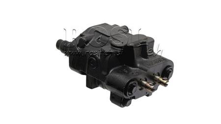 VÁLVULA DE CONTROLE HIDRÁULICO DLM-122/2 2xP80 L/min DETECÇÃO DE CARGA COM FUNÇÃO FLOTANTE