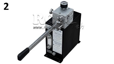 VÁLVULA AUTOMÁTICA RVBR HIDRÁULICA PARA CILINDRO DE MOLAS COM RESERVATÓRIO E MANIVELA DE EMERGÊNCIA