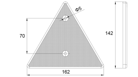 REFLETOR TRIANGULAR (4PCS)