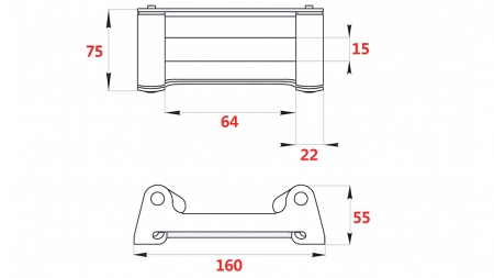 GUIA DESLIZANTE PARA CABO DE AÇO DWM 3500