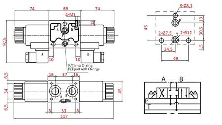 VÁLVULA HIDRÁULICA ELETROMAGNÉTICA YEAT-ASSEMBLY 12V N1