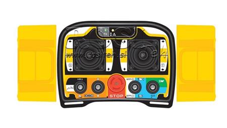 CONTROLE REMOTO POR RÁDIO - PROPORCIONAL - ZEUS2 B2 10015 Padrão