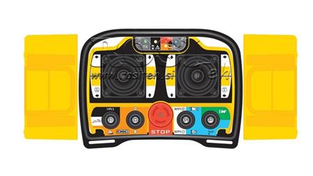 CONTROLE REMOTO POR RÁDIO - PROPORCIONAL - ZEUS2 B2 10016 Plus