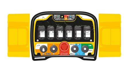 CONTROLE REMOTO POR RÁDIO - PROPORCIONAL - ZEUS2 M6 10020 Plus