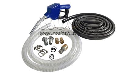 DIESELBRÄNSLEPUMP 600W 40 l/min MED MÄTARE OCH UTTAGSPISTOL