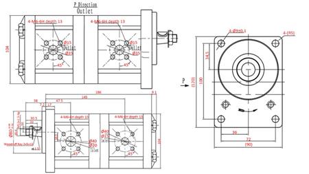 POMPA HYDRAULICZNA TRAKTORA - 22A16X158/6.3X161 