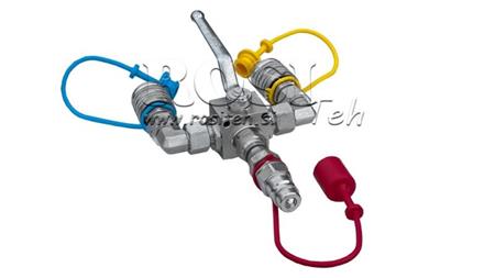 DIVISOR MANUAL DE DESCARGA DE TRACTOR