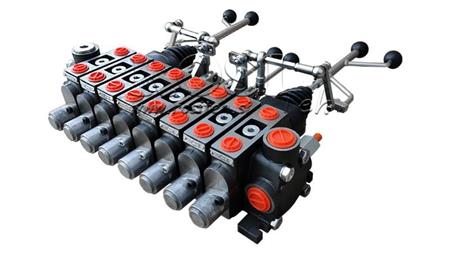 VÁLVULA HIDRÁULICA HIAB 8xPC70   2X JOYSTICK EURO 3 POS