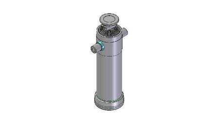 6012S -TELESCOPIC CYLINDER STANDARD/BALL 6 STAGES STROKE 2977 DIAMETER 152