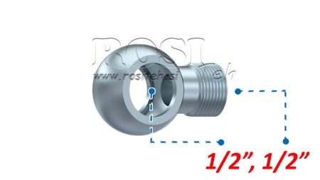 HIDRAULISKAIS ACIS SAVIENOJUMS 1/2-1/2