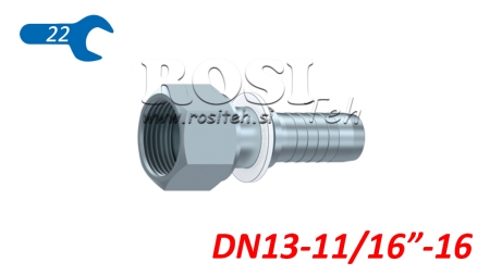 HYDRAULICKÁ PRÍPOJKA DKORFS SAMICA DN13-11/16-16