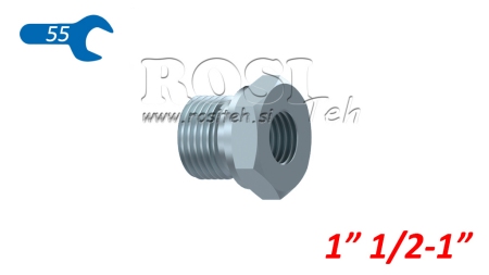 HIDRAULISKAIS ADAPTERIS VĪRIETE-SIEVIETE 1 1/2-1