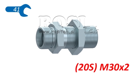 HIDRAVLIČNI PREGRADNI DVOVIJAČNIK (20S) M30x2