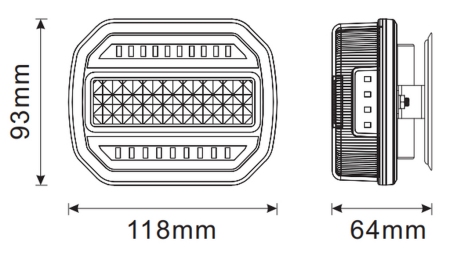KIT DE LUZ MAGNÉTICA LED - SEM FIO 12/24V CANBUS