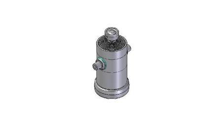 9013S -TELESCOPIC CYLINDER STANDARD/BALL 9 STAGES STROKE 2960 DIAMETER 240