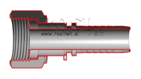 HYDRAULISK TILKOBLING DKORFS HUNN DN25-1 3/16-12