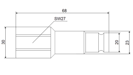 SNABBKOPPLING GRÄVMASKIN FFH HANE 1/2 LÄTT