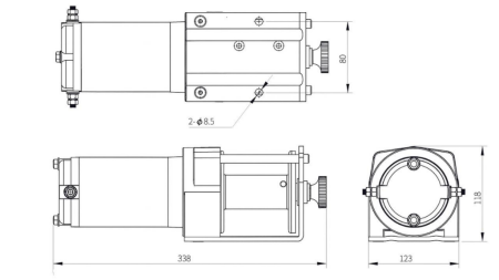 12 V ELEKTRISKĀ VINČA RS-2500 - 1130 kg - ECO
