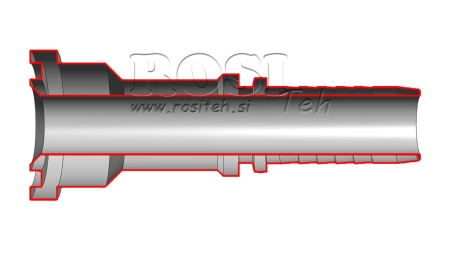 HIDRAULISKĀ SAVIENOJUMU KOMATSU TIEŠA DN16MM-FLANGED5/8