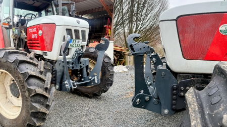 PRIEKŠĒJĀ UZKARE TRAKTORAM CAT. 2 1500 KG
