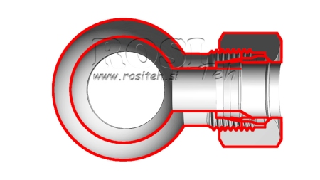 METĀLA ŠĻŪTENE BANJO 1/2 AR MĀTU