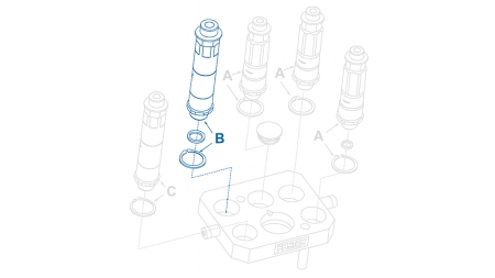 HANN HURTIGKOBLING FOR MULTI-FASTER 9/16 3PLK 3PLV B MOBIL DEL