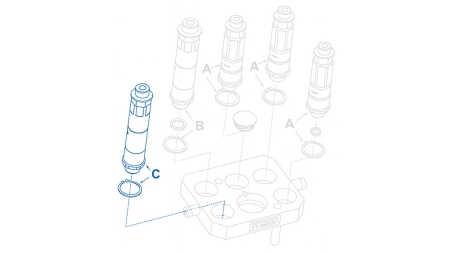HAN HURTIGKOBLING TIL MULTI-FASTER 9/16 3PLK 3PLV C MOBIL DEL