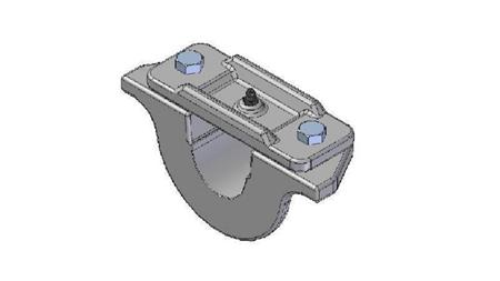 Montāža teleskopiskajam cilindram FI50-A