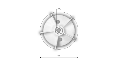ELEKTRISKĀ MOTORA VENTILATORS MS 63
