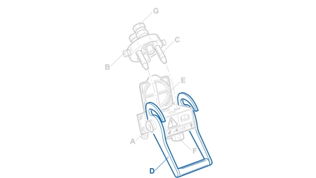 HENDEL FOR MULTI-FASTER 4VEIS 3/8 FAST DEL