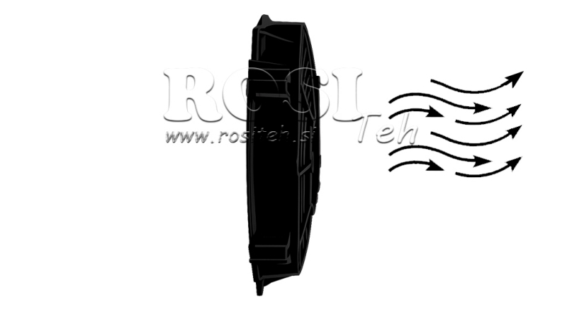 VENTILADOR AXIAL 305MM PUXAR 12V