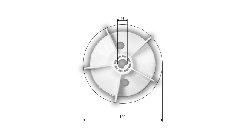 ELEKTRISKĀ MOTORA VENTILATORS MS 63