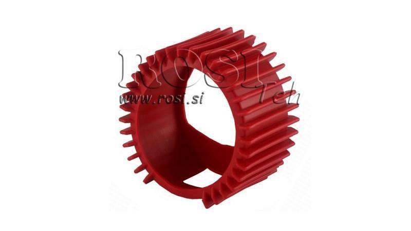 BORRACHA PROTETORA PARA MANÔMETRO DN63 - VERMELHA