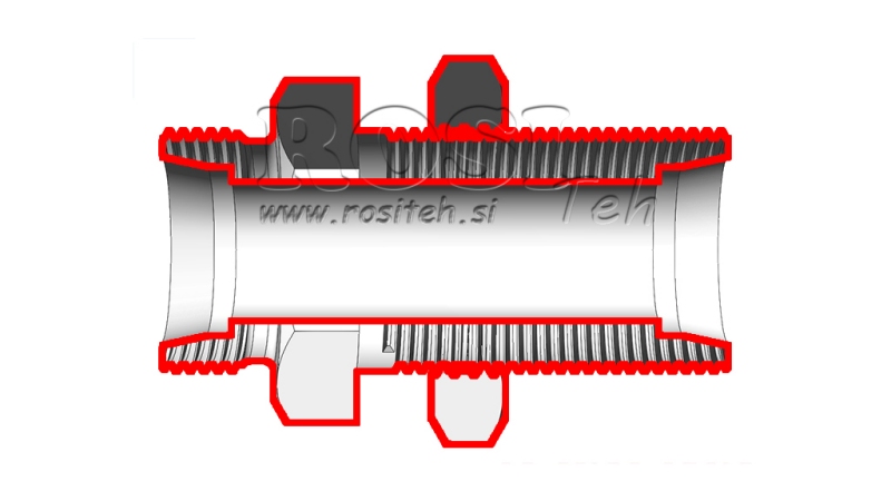 HIDRAVLIČNI PREGRADNI DVOVIJAČNIK (14S) M22x1,5