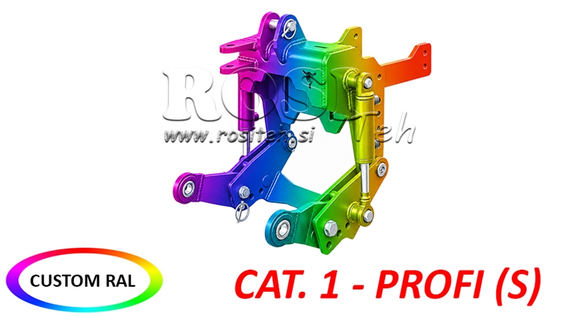 PRIEKŠĒJĀ UZKARE TRAKTORAM CAT. 1 - PROFI STANDARD 800 KG (RAL PĒC JŪSU IZVĒLES)