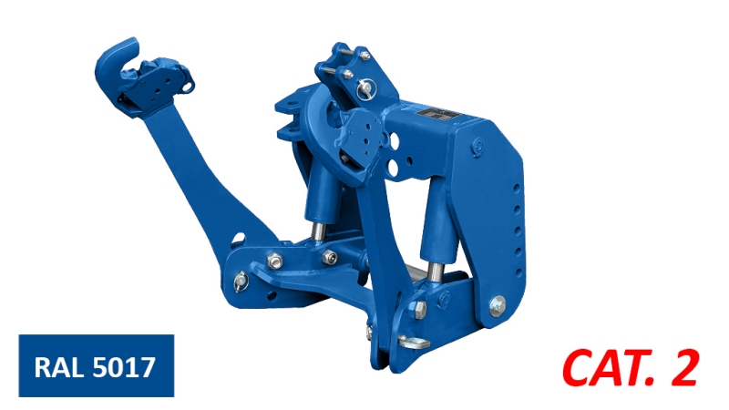 PRIEKŠĒJĀ UZKARE TRAKTORAM CAT. 2 1500KG - ZILA (RAL 5017)
