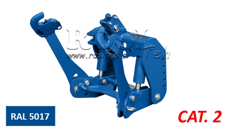 PRIEKŠĒJĀ UZKARE TRAKTORAM CAT. 2 1500KG - ZILA (RAL 5017)