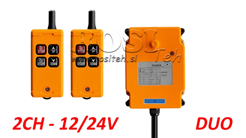 FUNKSTEUERUNG 2 CH - 12/24V DUO