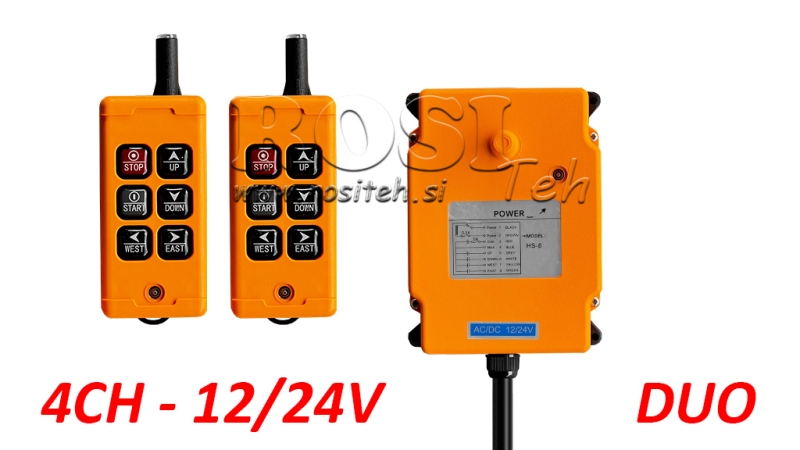 FUNKSTEUERUNG 4 CH - 12/24V DUO