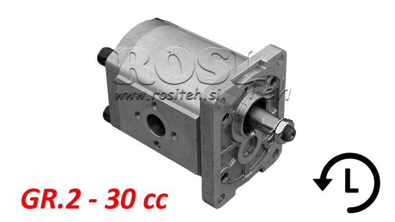 HIDRAULISKĀ SŪKNE GR.2 30 CC KREISĀ - FLANGES