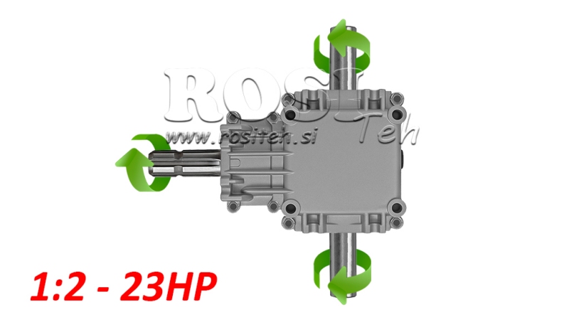 WINKELGETRIEBE PTO-R22T 1:2 (23PS-17kW)