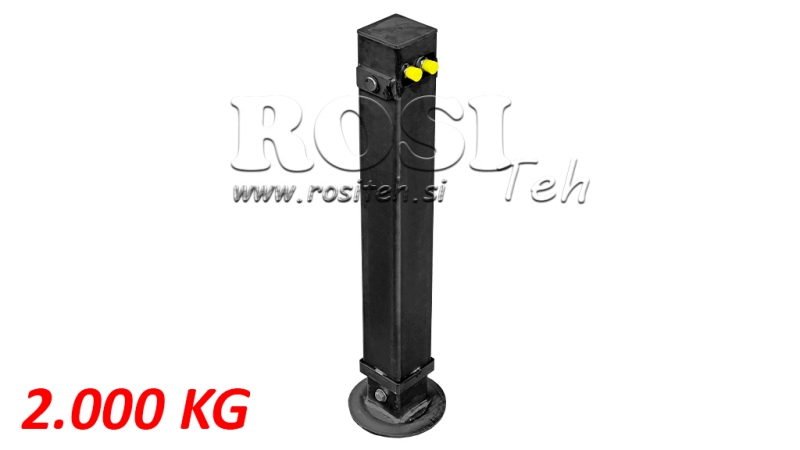HYDRAULISCHER STÜTZBEIN DOPPELWIRKEND 450mm - 2.000kg